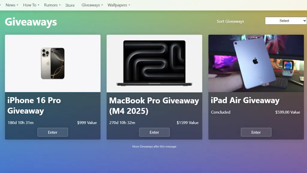 Win Free iPhone 2025